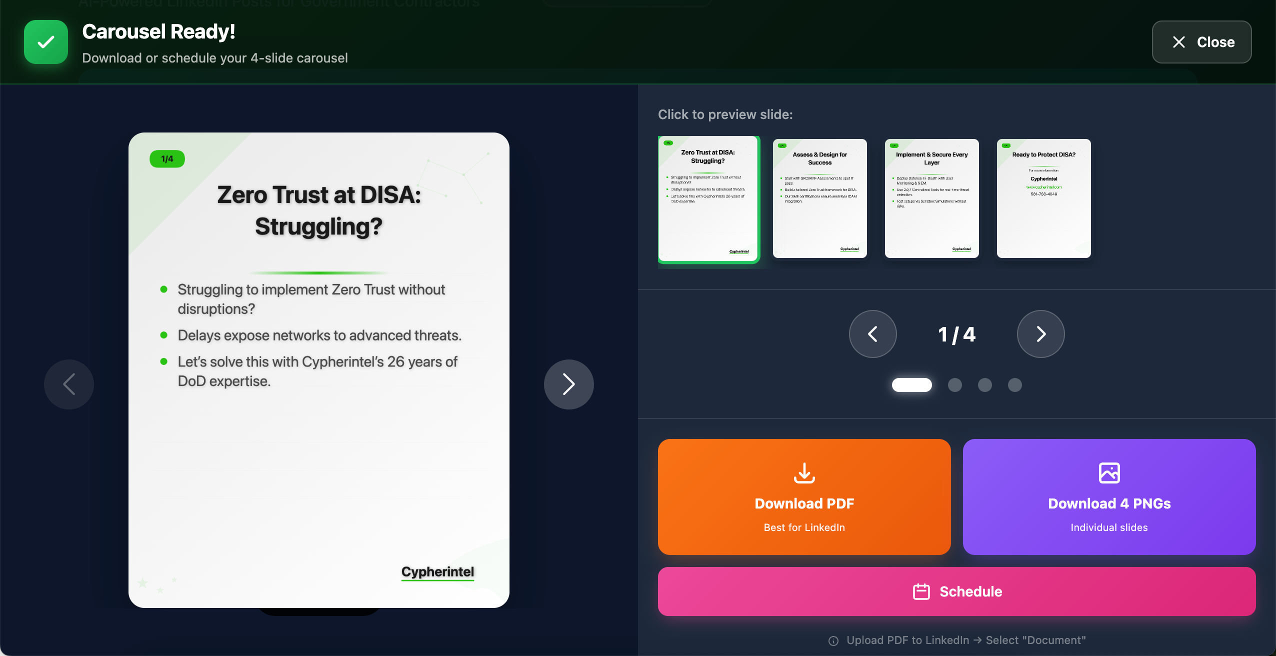 Carousel & Graphics Creator